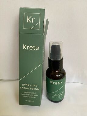 Krete Hydrating Facial Serum 1 Fl Oz Brand New in Box